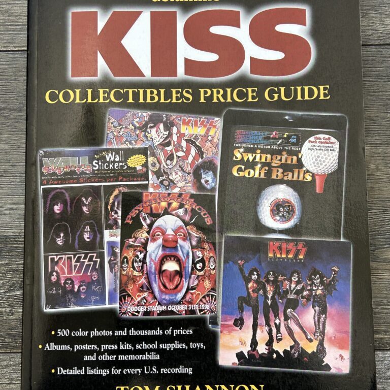 KISS Book Goldmine Kiss Collectibles Price Guide Tom Shannon 2000 Vintage Kiss