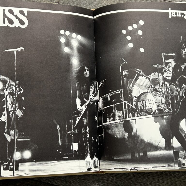 KISS Book 1976 Yearbook Pleasant Central Michigan University Vintage Kiss Aucoin