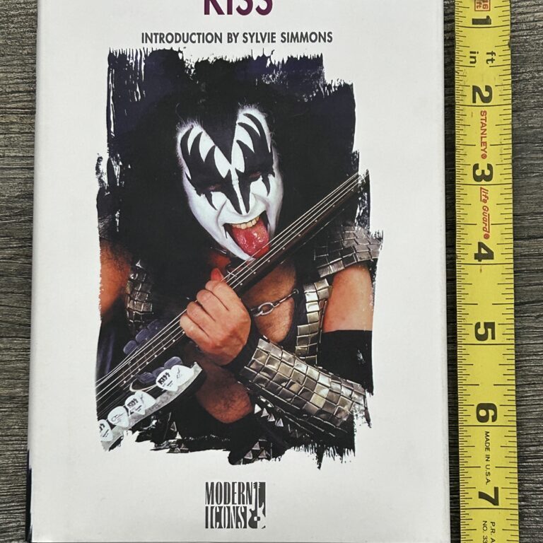 KISS Book Virgin Modern Icons Hardcover Matte Finish Dustjacket '97 Vintage Kiss