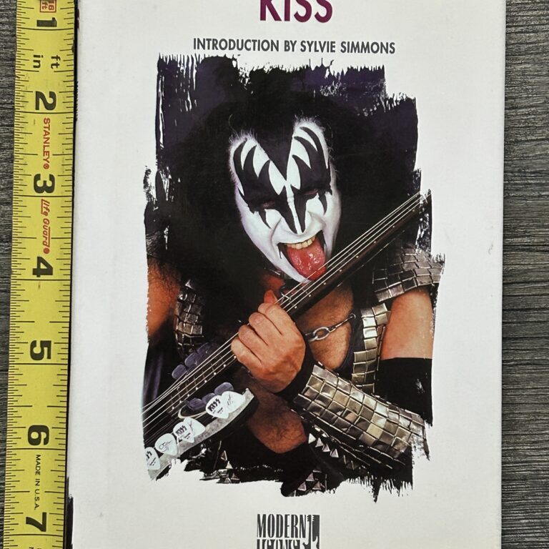 KISS Book Virgin Modern Icons Hardcover Glossy Dustjacket 1997 Vintage Kiss