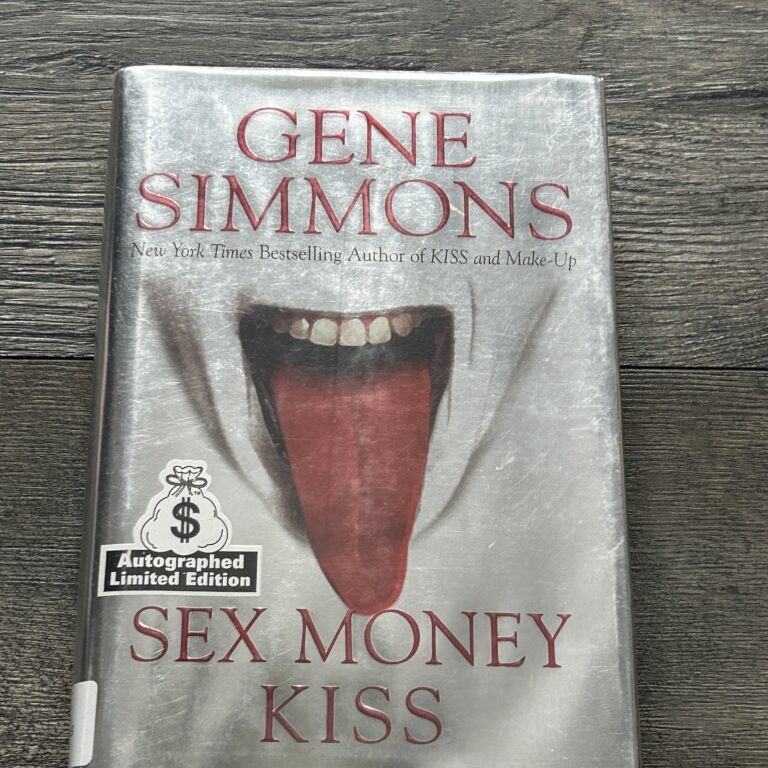 Kiss Book GENE SIMMONS SIGNED Sex Money Kiss Hardcover Vintage Kiss Library Book