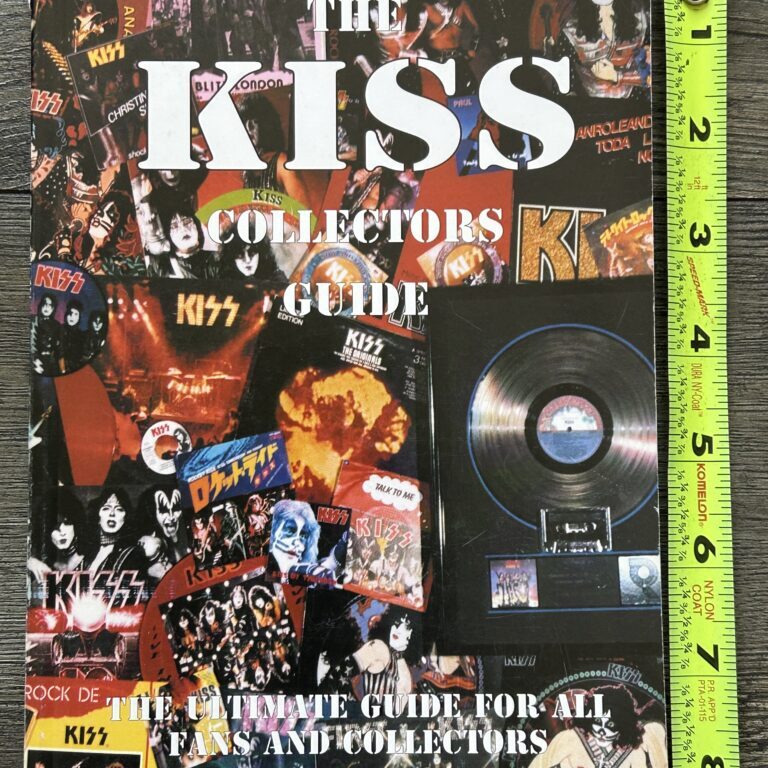 KISS Book KISS Live Concert CD Vinyl Collector Guide Germany 1998 Vintage Kiss A