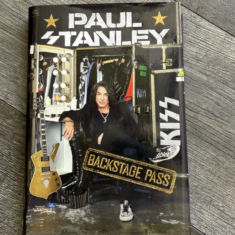 KISS Book PAUL STANLEY SIGNED AUTOGRAPH Backstage Pass Hardcover Vintage Kiss