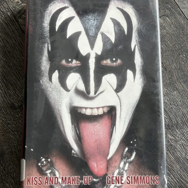 KISS Book GENE SIMMONS Kiss & Make-Up Hardcover 1st Ed Library Book Vintage Kiss