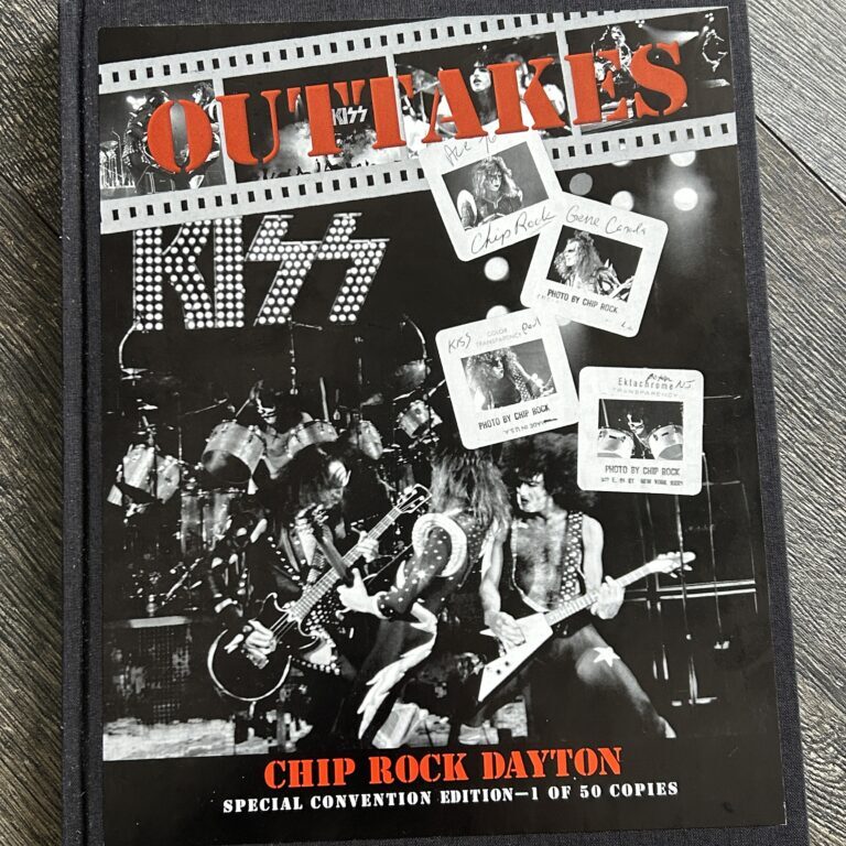 KISS Book Outtakes Chip Rock Special Edition 1 of 50 Hardcover Vintage Aucoin