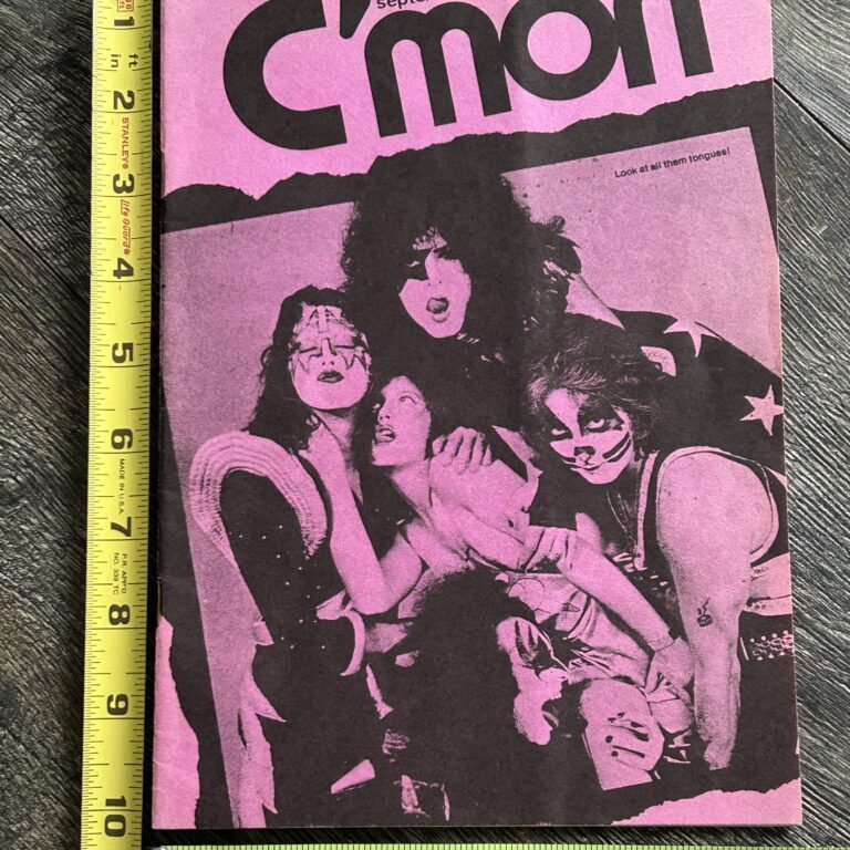 KISS Fanzine Magazine C'Mon #19 Sept 1978 Japan Japanese Vintage Kiss Aucoin