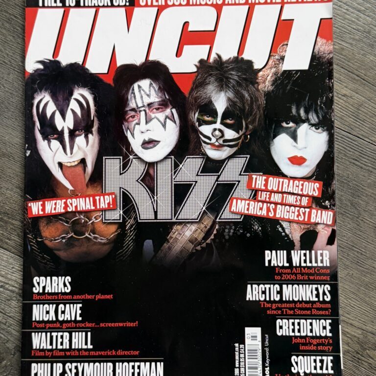 KISS Magazine Uncut Magazine UK March 2006 w/o CD Vintage Kiss Memorabilia