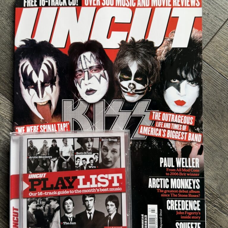 KISS Magazine Uncut Magazine UK March 2006 w/ CD UNREAD Vintage Kiss Memorabilia