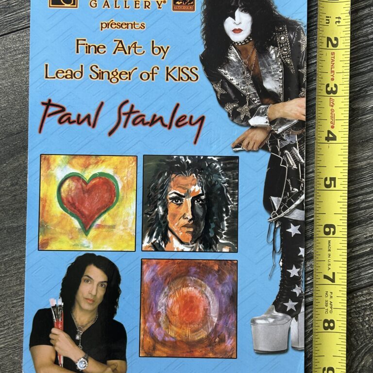 Kiss PAUL STANLEY ART Wentworth Gallery Invitation Roosevelt Mall Garden City NY