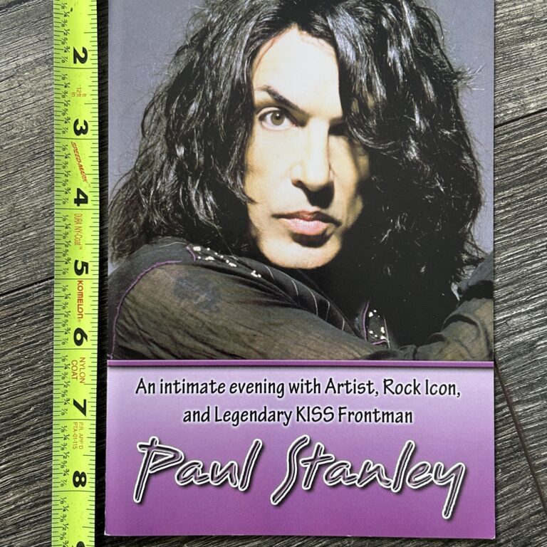 Kiss PAUL STANLEY ART Wentworth Gallery VIP Invitation Ritz Carlton McLean VA 08