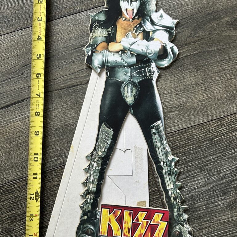 KISS Display Stand-up Gene Simmons Creatures Of The Night 15" Vintage Kiss