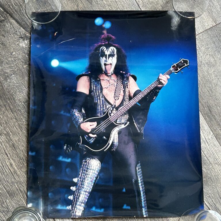 KISS Photo Poster Gene Simmons Alive Worldwide Concert Tour 16x20 Vintage Kiss