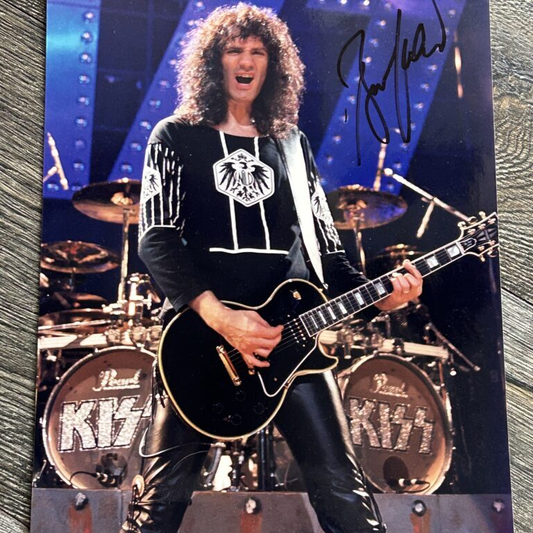 Kiss BRUCE KULICK Signed Autograph Photo Alive 1995 Concert Tour Vintage Kiss