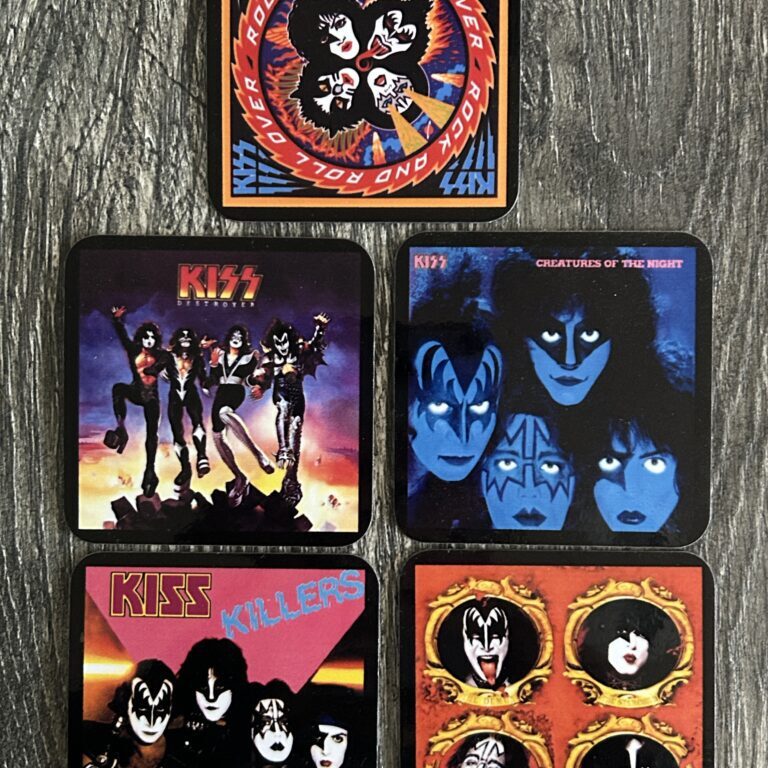 KISS Magnet 5 Set Killers Creatures Destroyer Rock Over Vintage Kiss Memorabilia