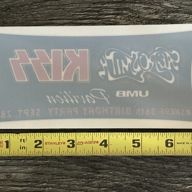 KISS Bumper Sticker Decal Kiss Aerosmith KSHE Radio Promo Missouri Sept 28 2003