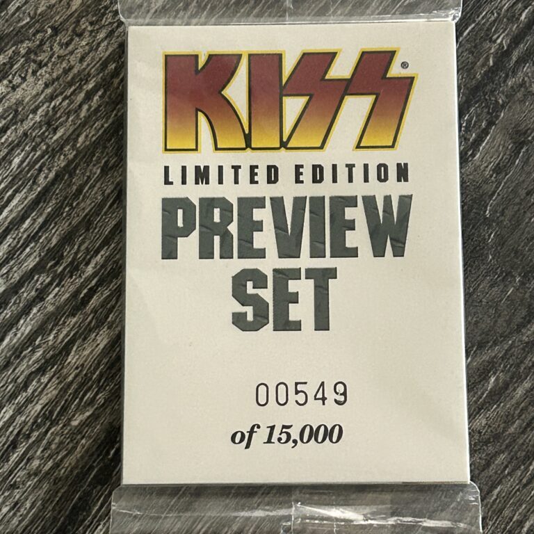 KISS Cornerstone Card Preview Set Ltd Ed SEALED 1997 Vintage Kiss Memorabilia