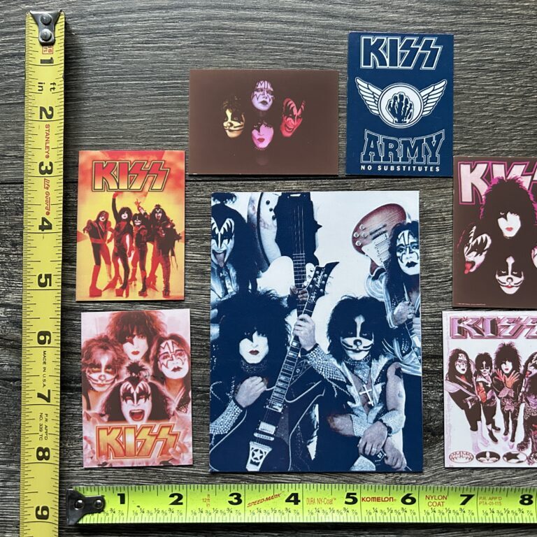 KISS Band Magnet 7pc Lot Vintage Kiss Memorabilia Reunion Gene Ace Paul Peter