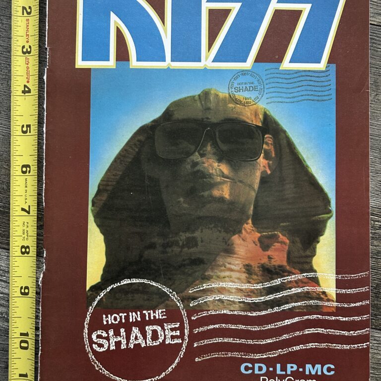 KISS Ad Advert Hot In The Shade Italy Vinyl Cassette CD Vintage Kiss Carr Kulick