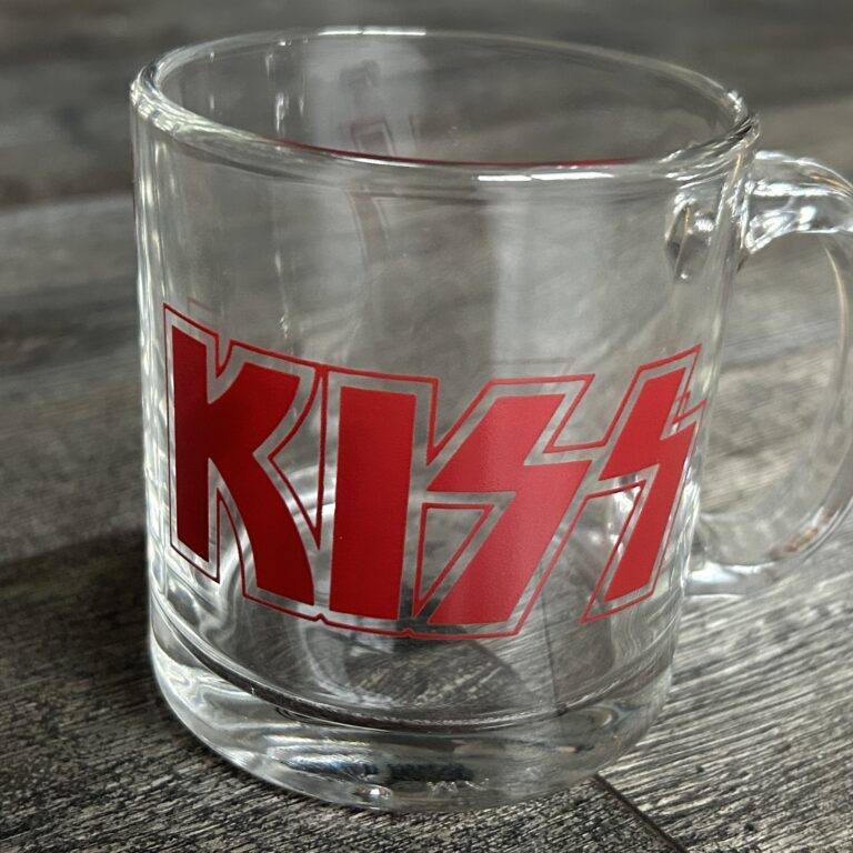 KISS Glass Coffee Mug Summit Productions Winterland 1993 Vintage Kiss Memorabilia