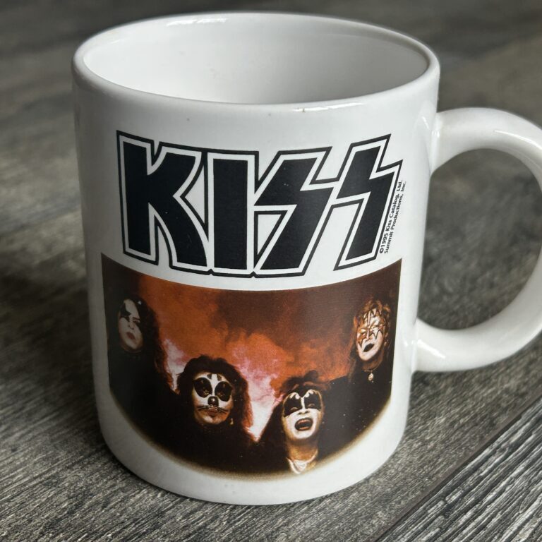 KISS Coffee Mug Summit White Ceramic Debut Album 1995 Vintage Kiss Memorabilia