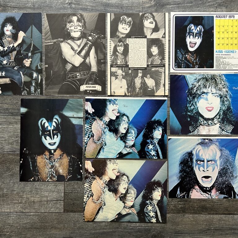 KISS Clippings Lot Kiss Meets The Phantom Press Conference Vintage Kiss Aucoin