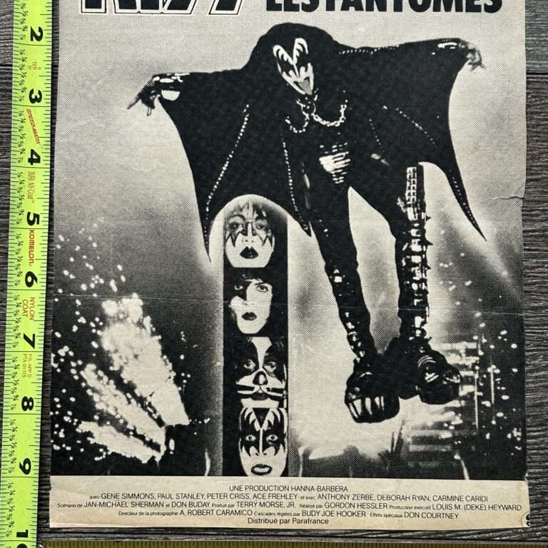 KISS Meets The Phantom Ad Advert Attack Of Phantoms France Vintage Kiss Aucoin