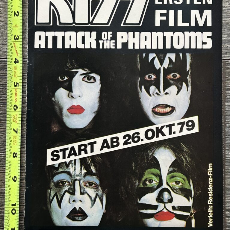 KISS Meets The Phantom Ad Advert Attack Of Phantoms Germany Vintage Kiss Aucoin