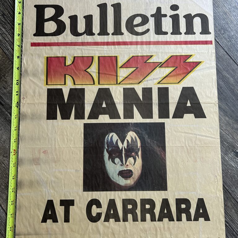 KISS Concert Poster Farewell Tour Australia Carrara Gold Coast 2001 Vintage Kiss