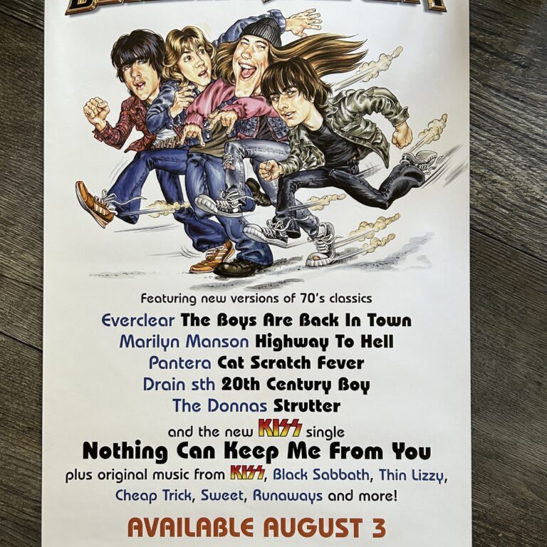 KISS Promo Poster Detroit Rock City Movie Soundtrack Teaser 1999 Vintage Kiss