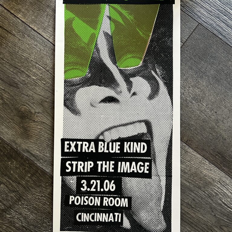 Bandcamp Concert Poster KISS Gene Simmons Cincinnati 2006 Ltd #7/40 Signed