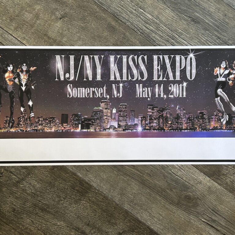 KISS Poster NY NJ Kiss Expo 2011 Vintage Kiss Convention Memorabilia Destroyer