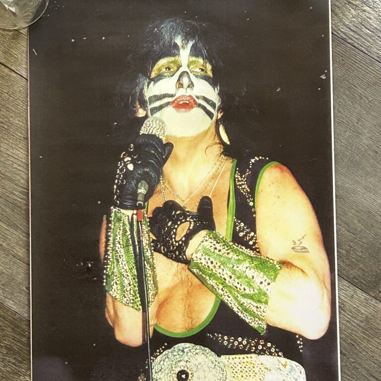 KISS Poster Dynasty Tour Peter Criss Beth MSG NYC 11x16 Vintage Kiss Custom Made