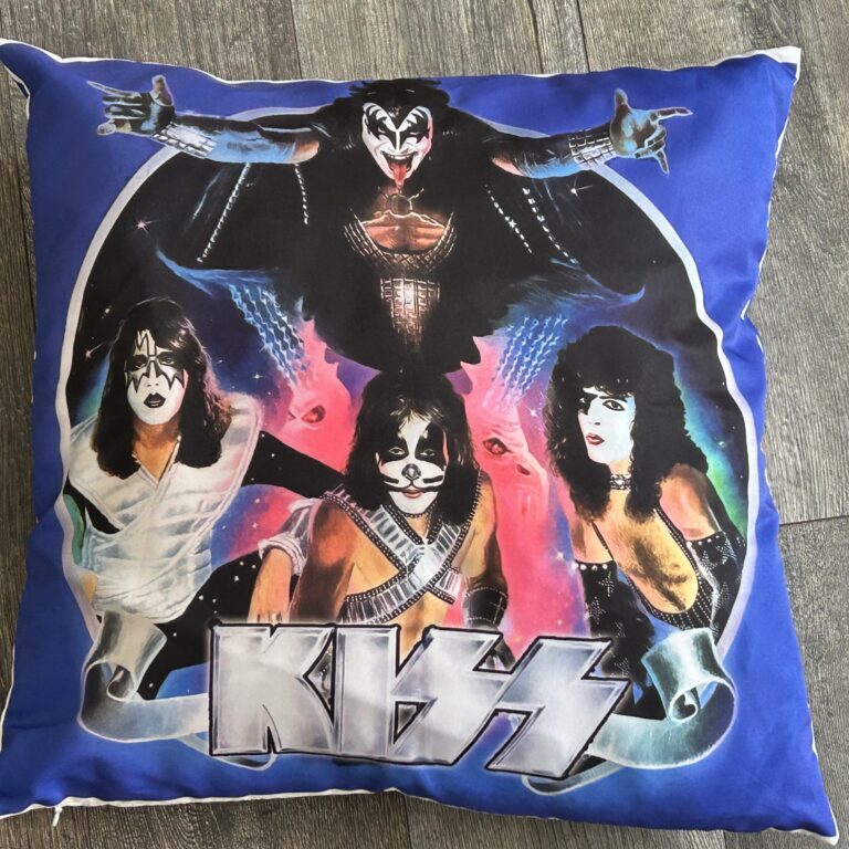 KISS Pillow 2nd Marvel Comic Pillowcase 20x20 UNUSED Vintage Kiss Memorabilia