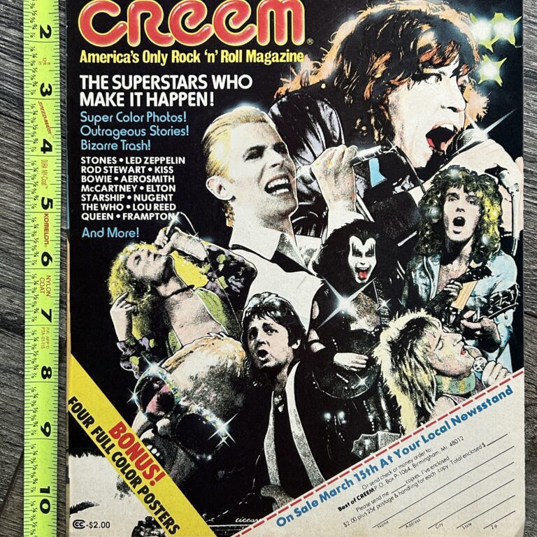 KISS Ad Advert The Best Of Creem #1 Order Form 1977 Vintage Kiss Magazine Aucoin