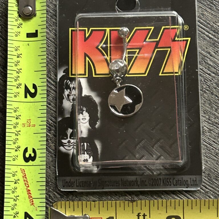KISS Body Jewelry PAUL STANLEY Makeup Ikon Silver Black 2007 UNWORN Vintage Kiss