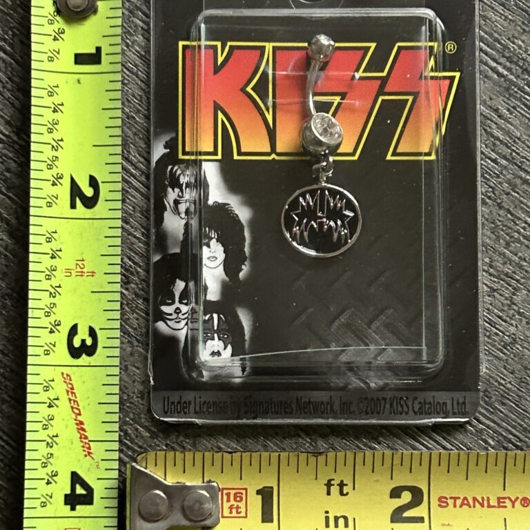 KISS Body Jewelry ACE FREHLEY Makeup Ikon Silver Black 2007 UNWORN Vintage Kiss