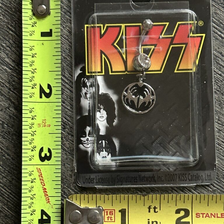 KISS Body Jewelry GENE SIMMONS Makeup Ikon Silver Black 2007 UNWORN Vintage Kiss