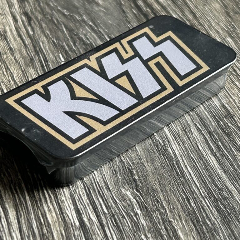 KISS Guitar Pick 4pc Set Sealed Tin Monster Concert Tour 2013 VIP Meet & Greet