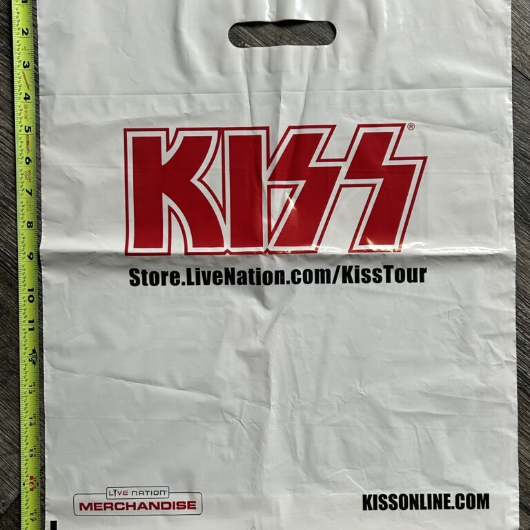 KISS Shopping Bag Merch Booth The Tour Concert Vintage Kiss Memorabilia