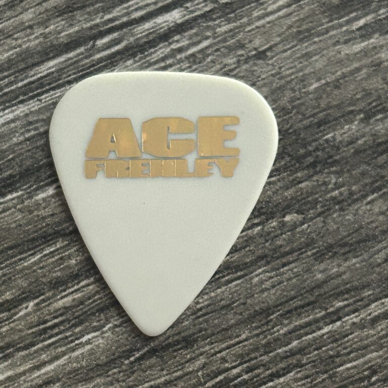 Kiss Guitar Pick Ace Frehley RICHIE SCARLET Just For Fun Tour Japan 1993 Vintage