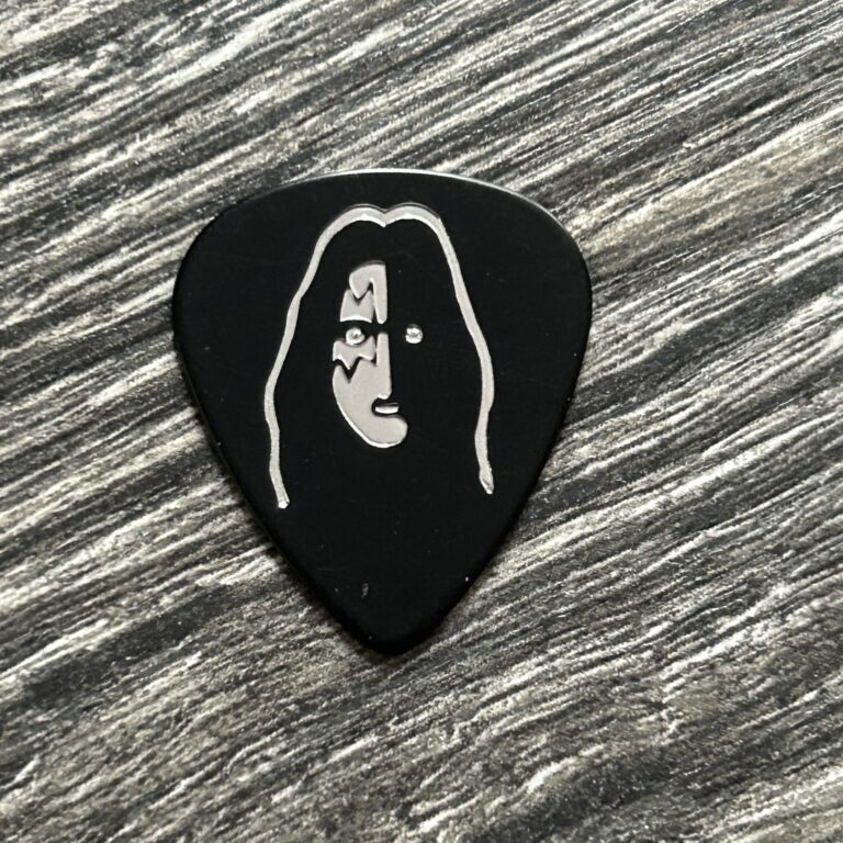 KISS Guitar Pick ACE FREHLEY 1978 Solo Album Gibson USA M 2 Sided Vintage Kiss