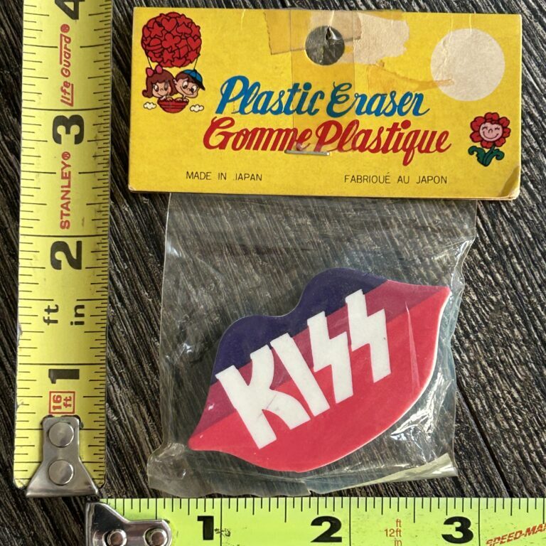 KISS Eraser Lips Japan Japanese Sealed Version A Vintage Kiss Memorabilia Aucoin