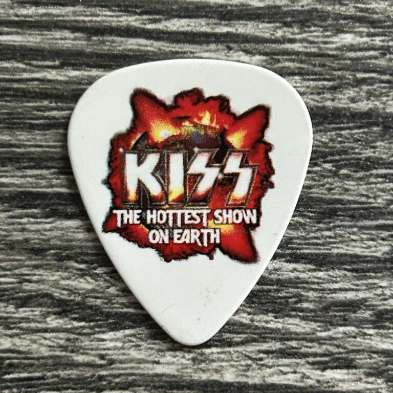 KISS Guitar Pick PAUL STANLEY Hottest Show On Earth Concert Tour Vintage Kiss