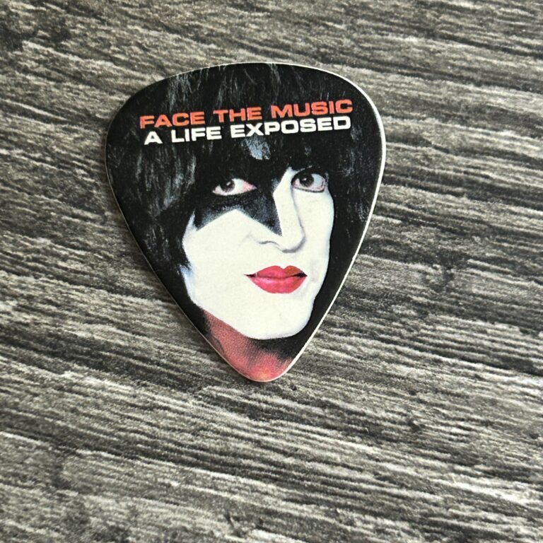 KISS Guitar Pick PAUL STANLEY Face The Music Book Promo 2014 Vintage Kiss