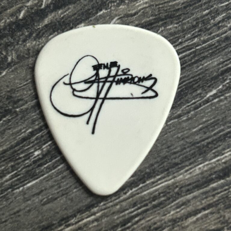 KISS Guitar Pick GENE SIMMONS Domination Tour White Black Vintage Kiss Concert