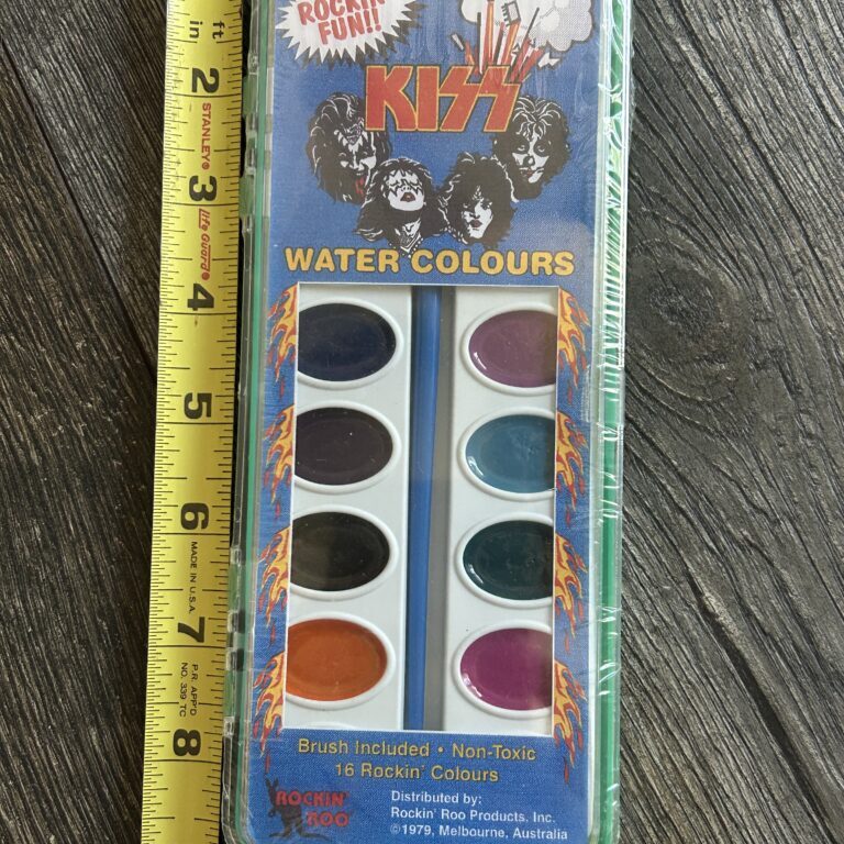 KISS Watercolor Set Green Case Sealed Australia Vintage Kiss Memorabilia Aucoin