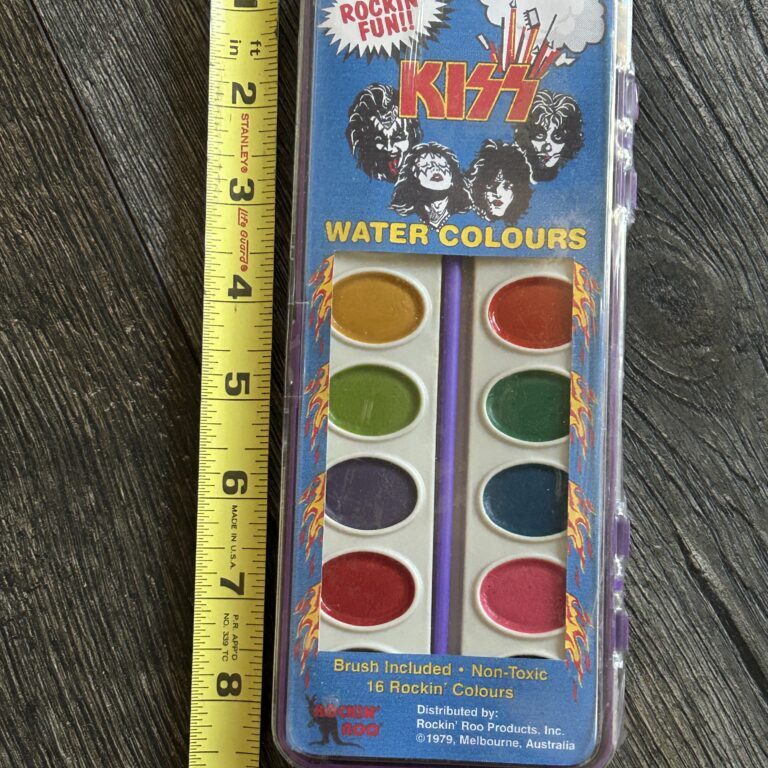KISS Watercolor Set Purple Case Sealed Australia Vintage Kiss Memorabilia Aucoin