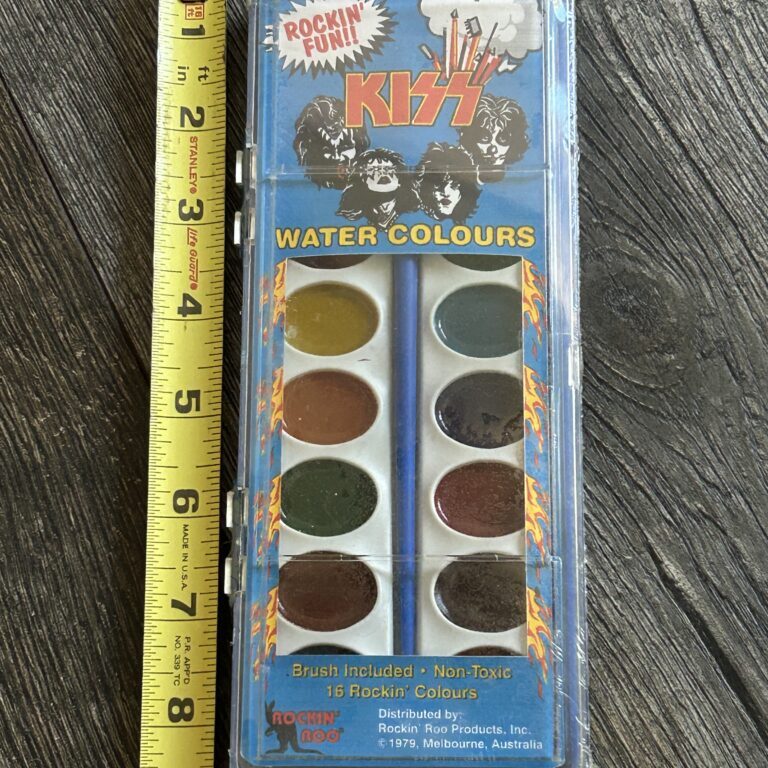 KISS Watercolor Set Blue Case Sealed Australia Vintage Kiss Memorabilia Aucoin