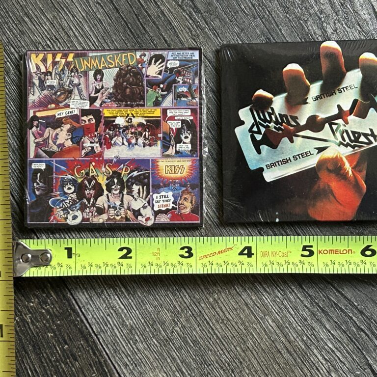 KISS Chu Bops Unmasked Mini Gum Vinyl Album Shrinkwrap 1980 Vintage Kiss Aucoin