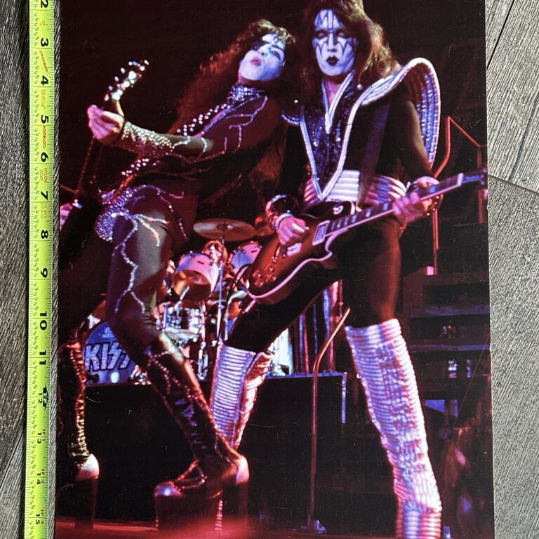 KISS Photo 11x16 Official Kiss Catalog 2008 Paul Ace 1976 Vintage Kiss Aucoin